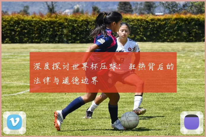 深度探讨世界杯压球:狂热背后的法律与道德边界