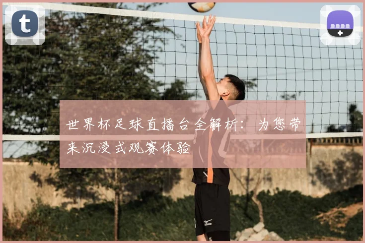世界杯足球直播台全解析:为您带来沉浸式观赛体验